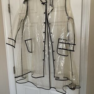 Garcia clear Raincoat with Black Trim